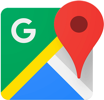 Onze locatie via google maps